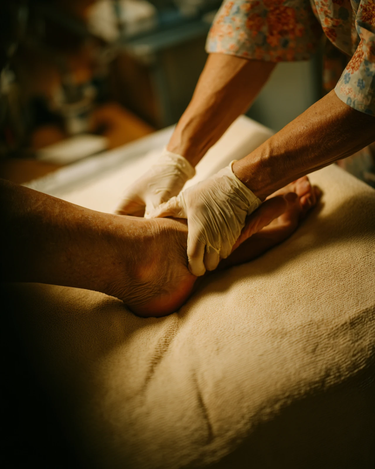 Los Angeles orthopedic specialist evaluating a patient for diabetic foot ulcers — LAOSS board-certified care across eight LA offices