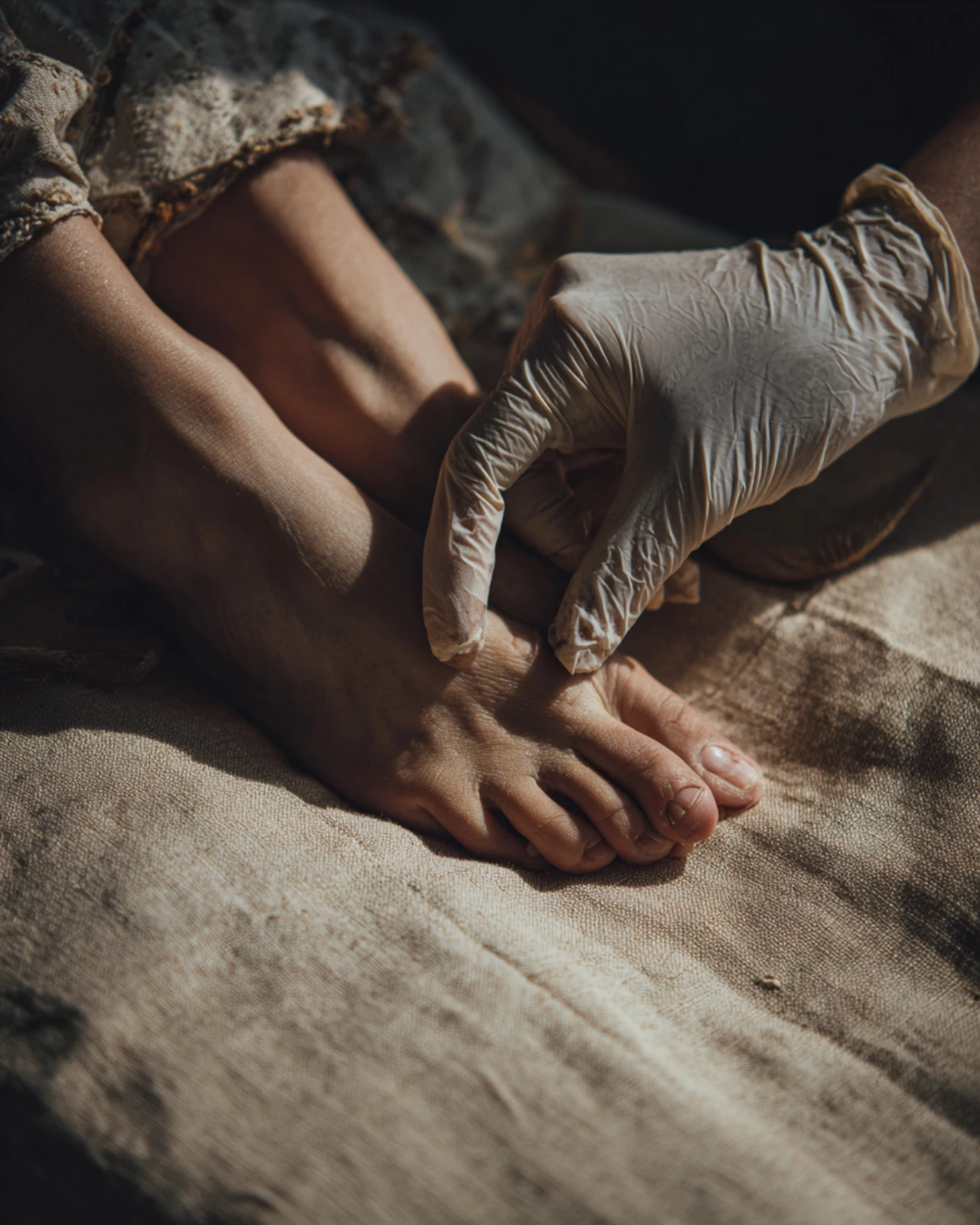 Los Angeles orthopedic specialist evaluating a patient for fungal nail infection — LAOSS board-certified care across eight LA offices