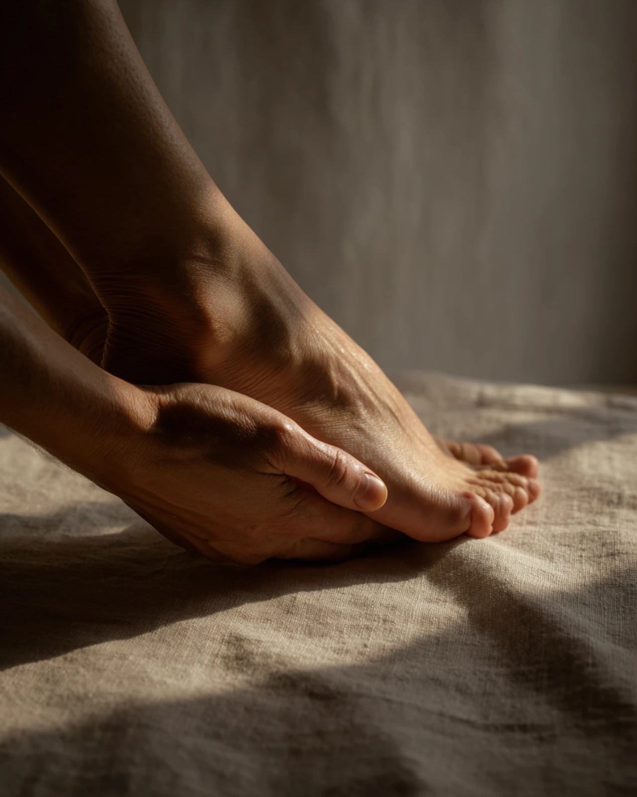 Los Angeles orthopedic specialist evaluating a patient for heel spurs — LAOSS board-certified care across eight LA offices