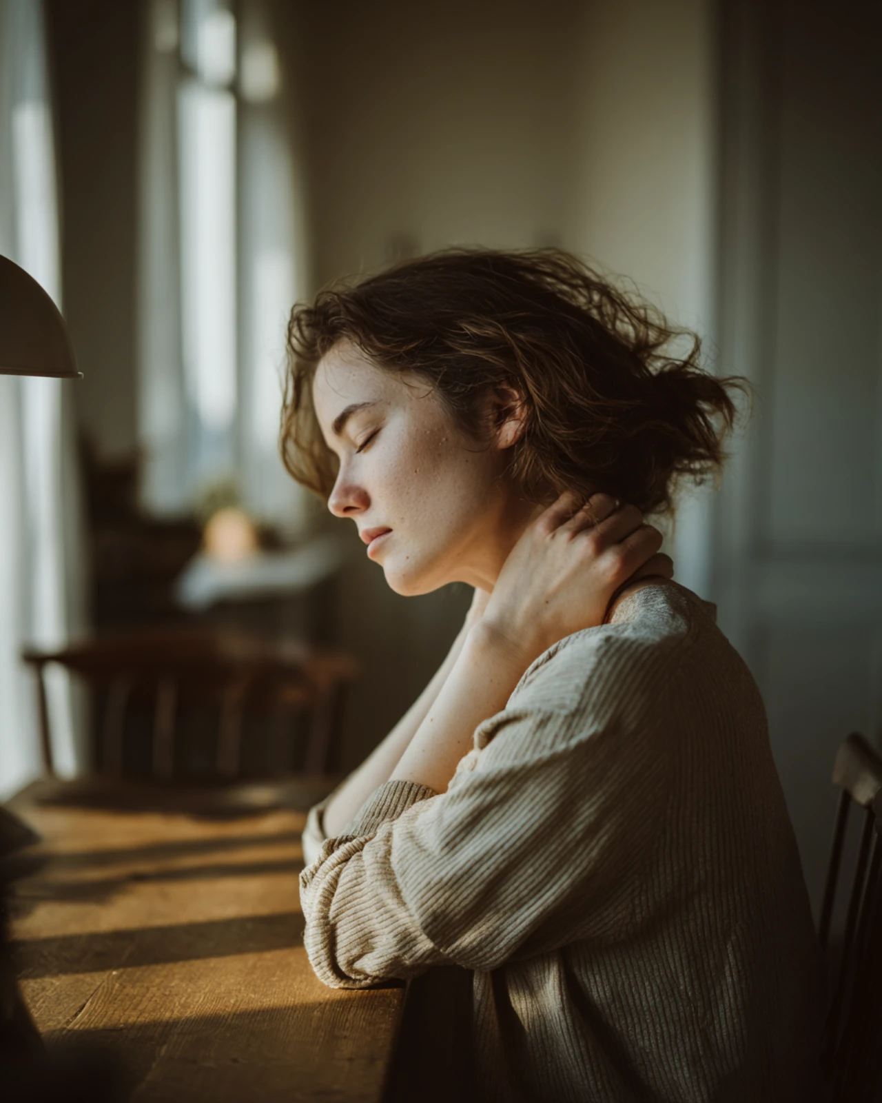 Los Angeles orthopedic specialist evaluating a patient for neck pain / whiplash — LAOSS board-certified care across eight LA offices